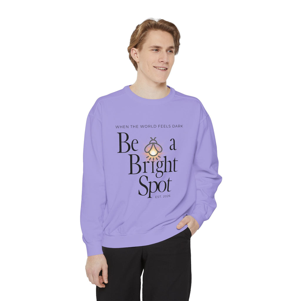 Sweatshirt — “Be a Bright Spot” Inspirational Graphic Crewneck