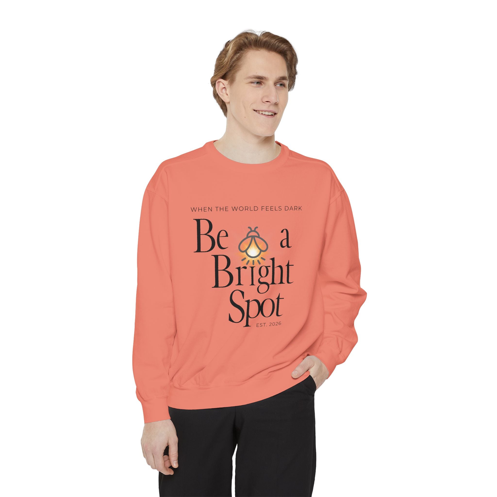 Sweatshirt — “Be a Bright Spot” Inspirational Graphic Crewneck