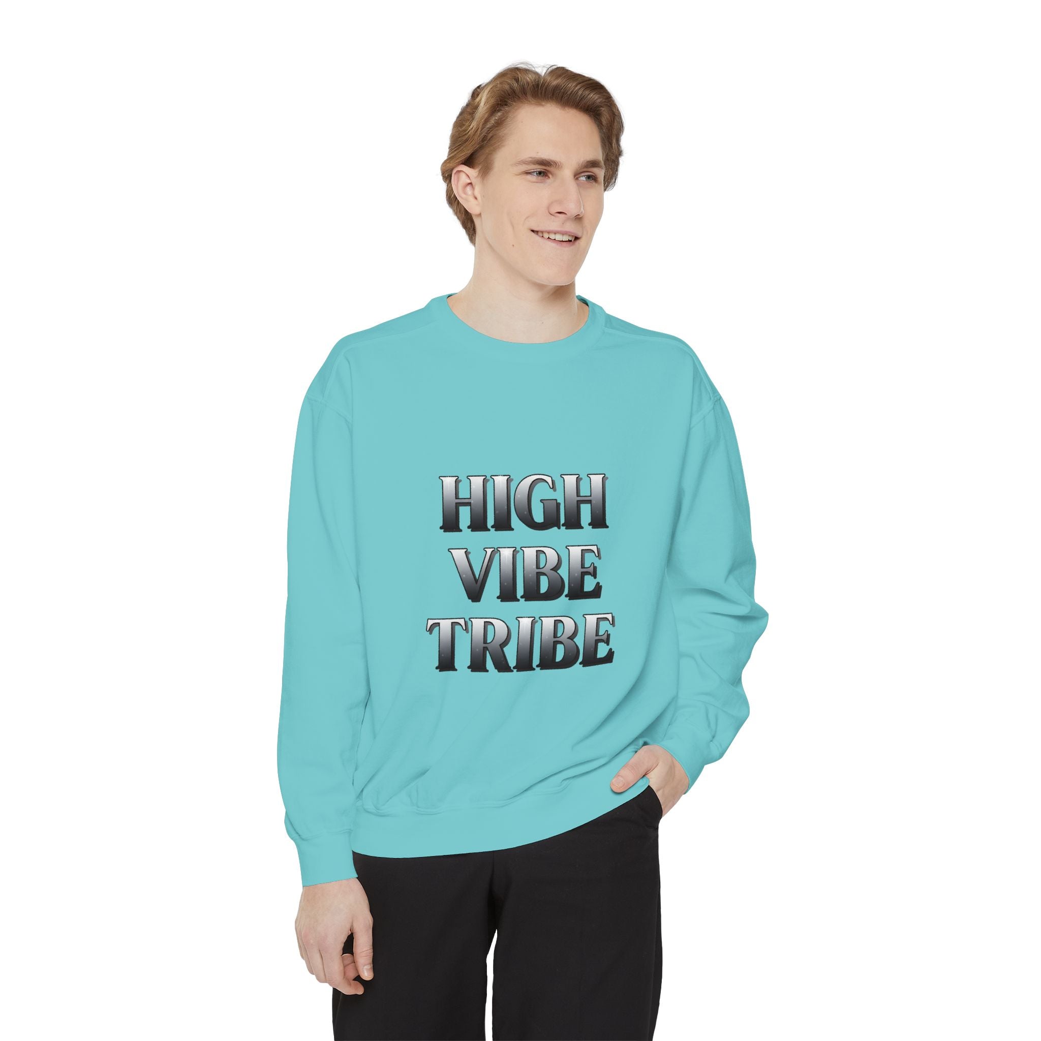 High Vibe Tribe Sweatshirt — Positive Energy Crewneck