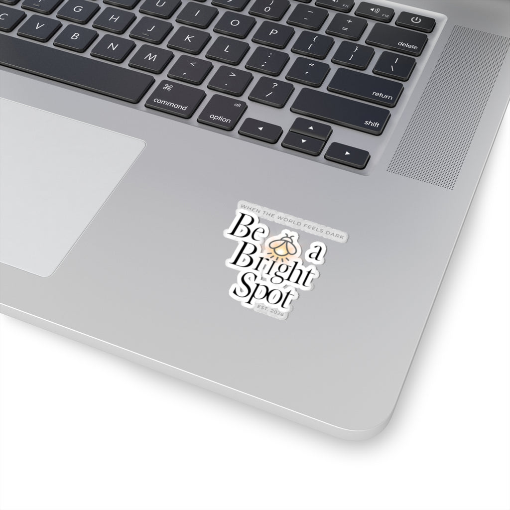 Be a Bright Spot Kiss-Cut Sticker — Inspirational Bee Light Vinyl Sticker