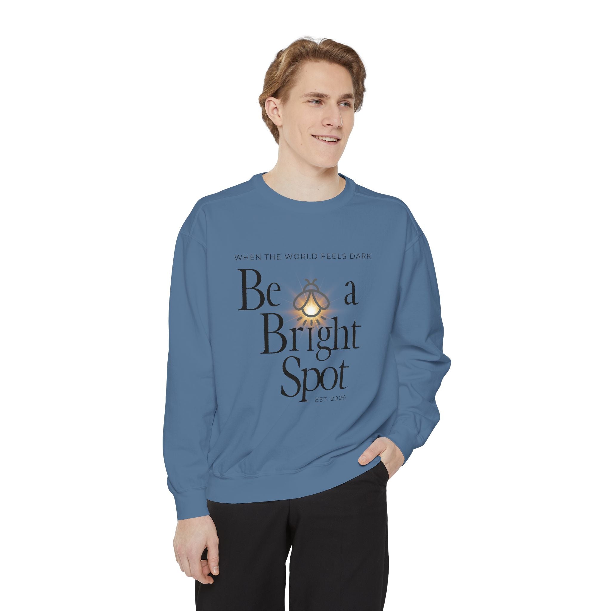 Sweatshirt — “Be a Bright Spot” Inspirational Graphic Crewneck