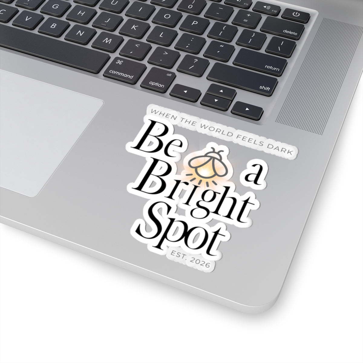 Be a Bright Spot Kiss-Cut Sticker — Inspirational Bee Light Vinyl Sticker