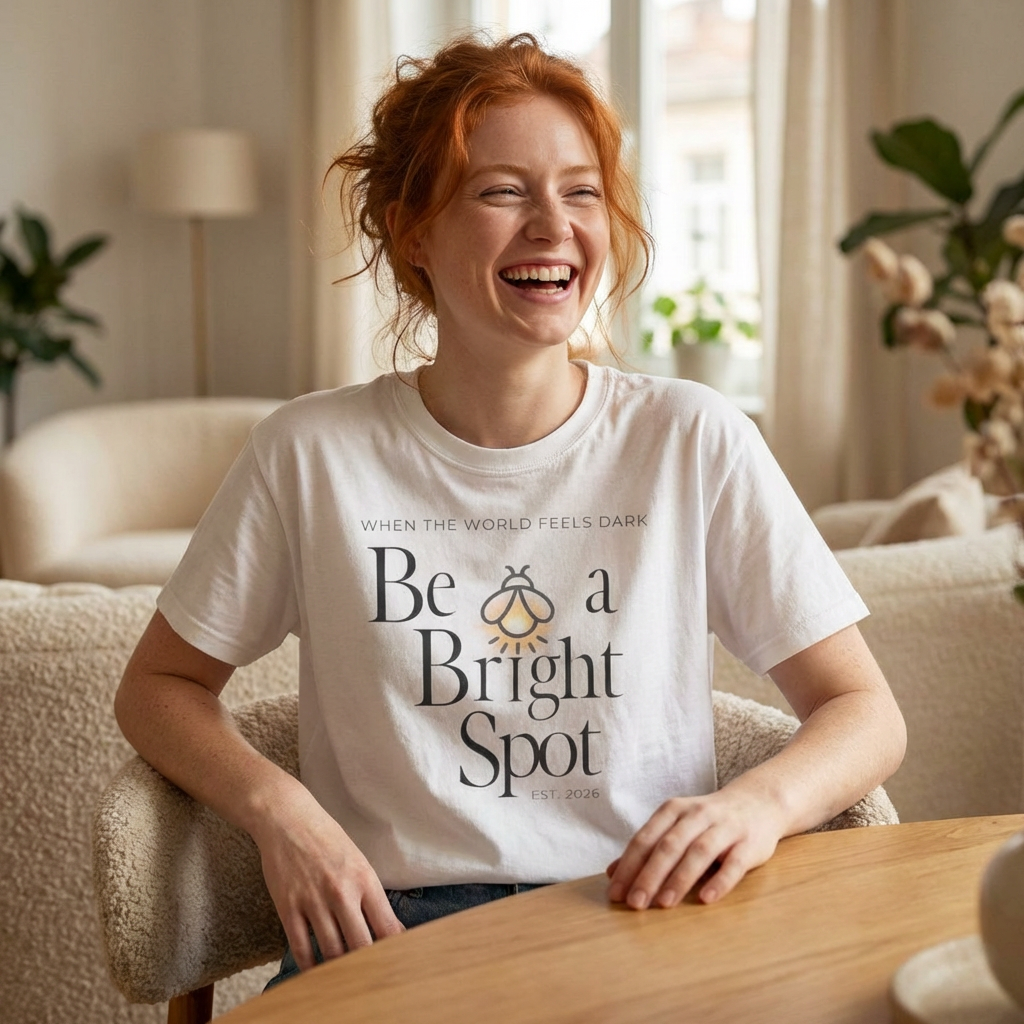 Be a Bright Spot T-shirt — Inspirational Bee Graphic Tee
