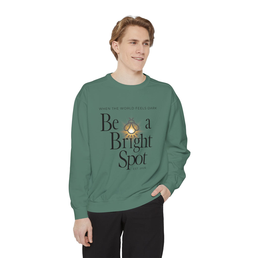 Sweatshirt — “Be a Bright Spot” Inspirational Graphic Crewneck