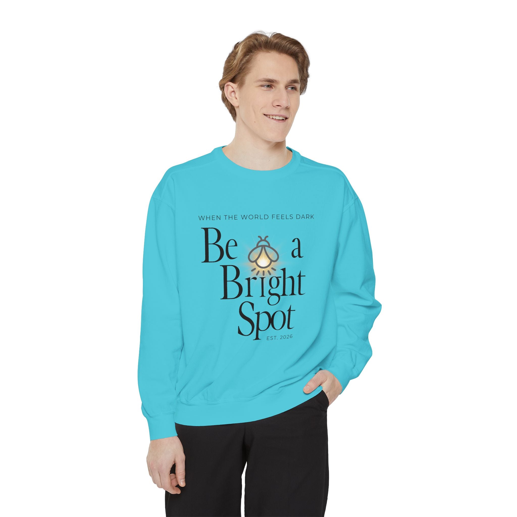 Sweatshirt — “Be a Bright Spot” Inspirational Graphic Crewneck