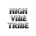 High Vibe Tribe Sticker — Metallic Gradient Kiss-Cut Decal for Laptops, Water Bottles & Journals