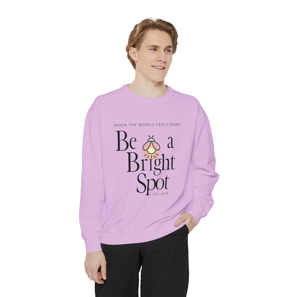 Sweatshirt — “Be a Bright Spot” Inspirational Graphic Crewneck