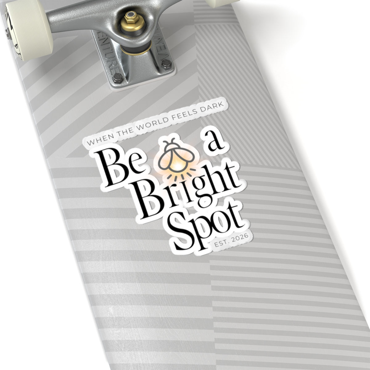 Be a Bright Spot Kiss-Cut Sticker — Inspirational Bee Light Vinyl Sticker