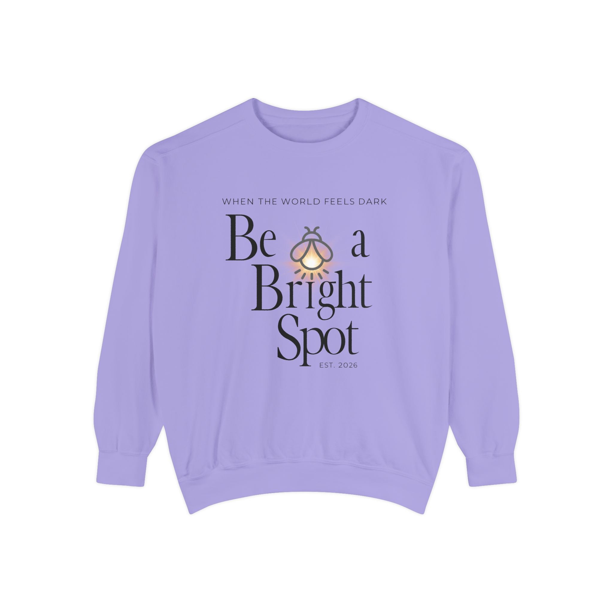 Sweatshirt — “Be a Bright Spot” Inspirational Graphic Crewneck