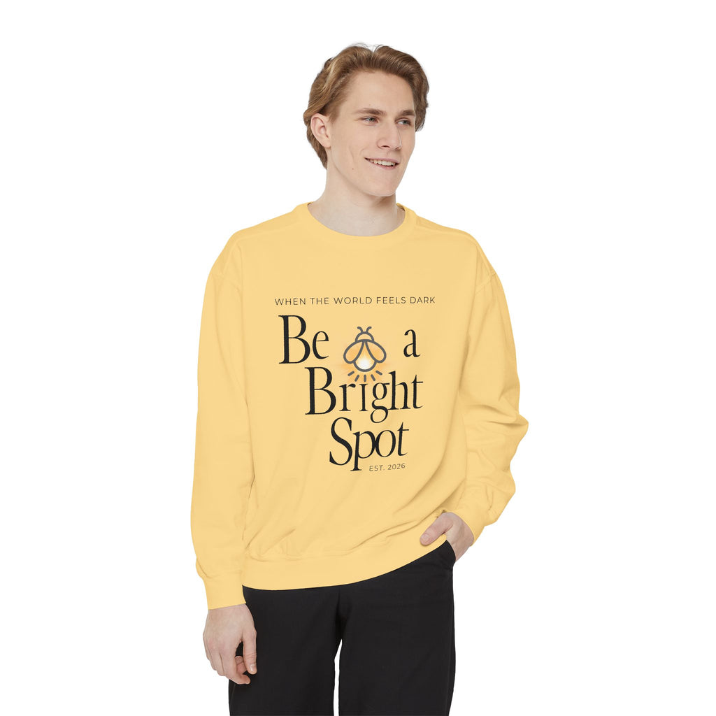 Sweatshirt — “Be a Bright Spot” Inspirational Graphic Crewneck