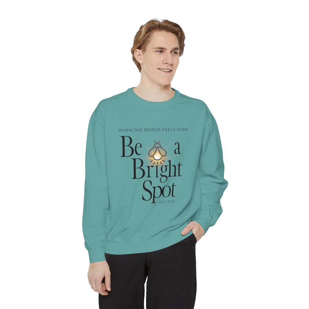 Sweatshirt — “Be a Bright Spot” Inspirational Graphic Crewneck