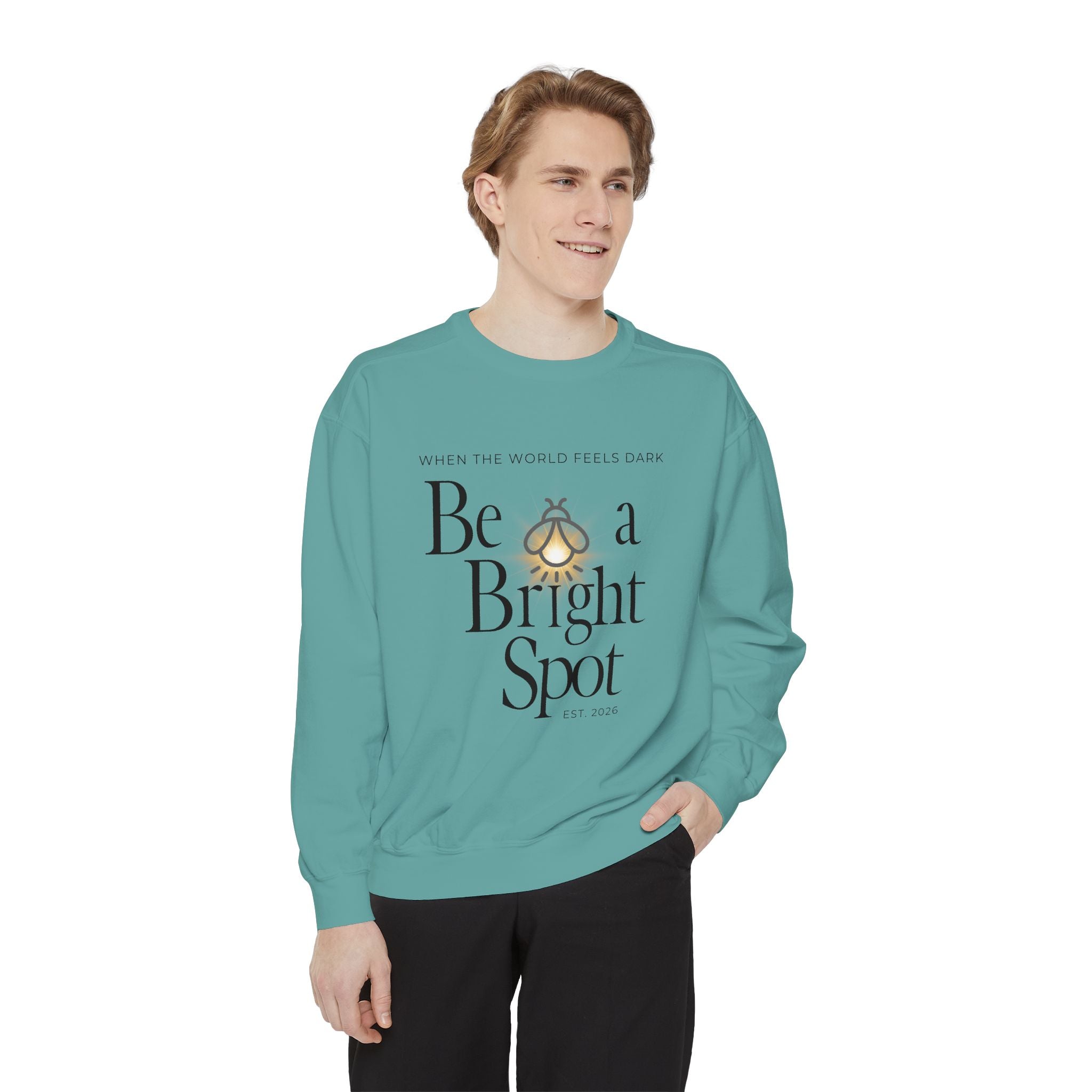 Sweatshirt — “Be a Bright Spot” Inspirational Graphic Crewneck