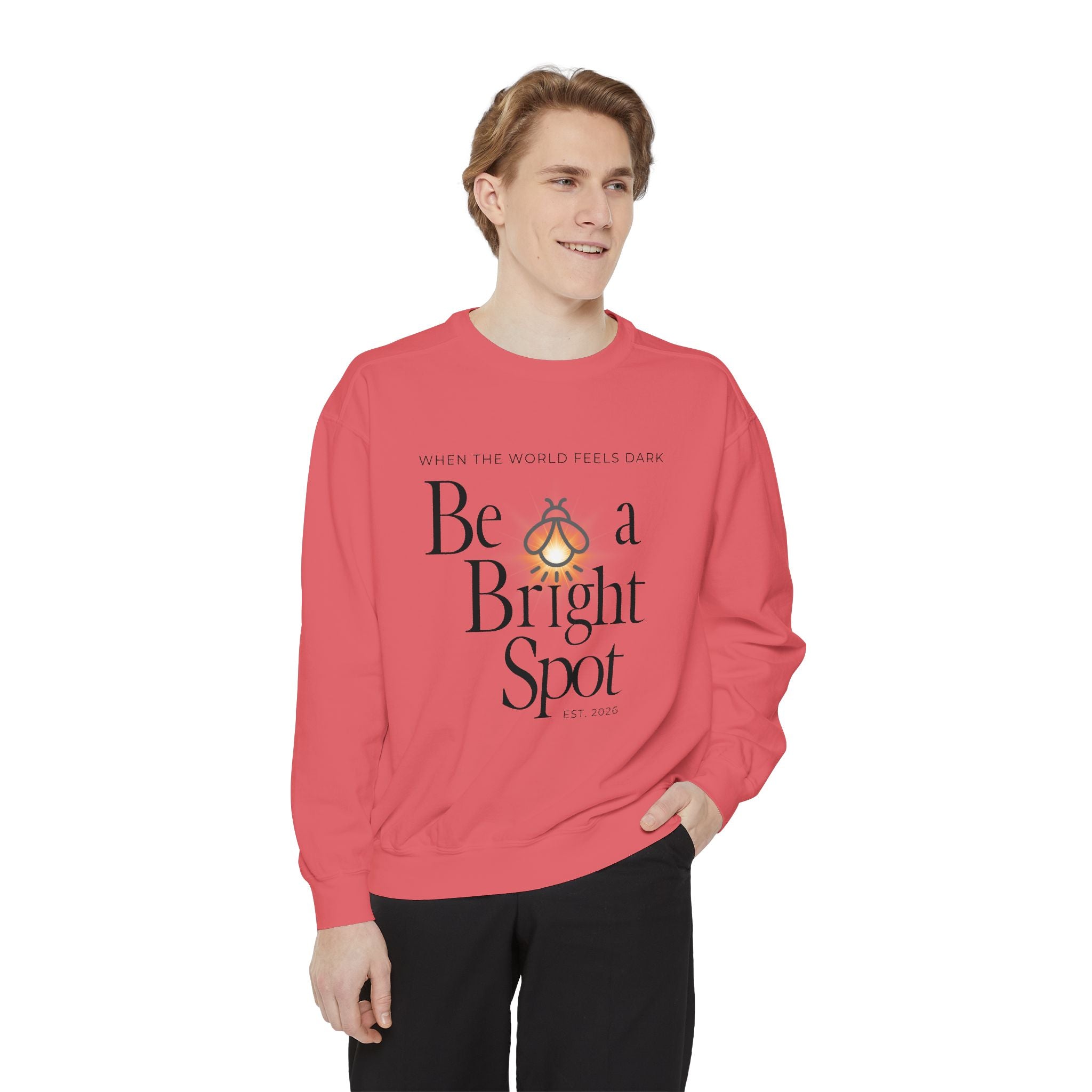 Sweatshirt — “Be a Bright Spot” Inspirational Graphic Crewneck